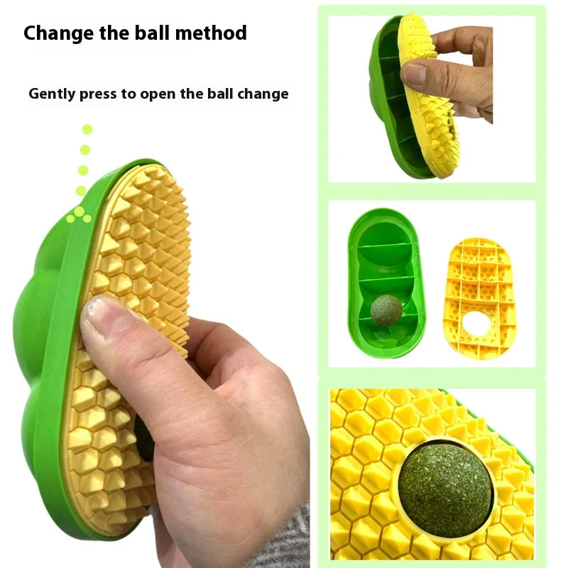 New Pet Supplies Avocado Pea Hair Remover, Cleaning Brush, Cat and Dog Comb, Self-service Hair Removal Tool