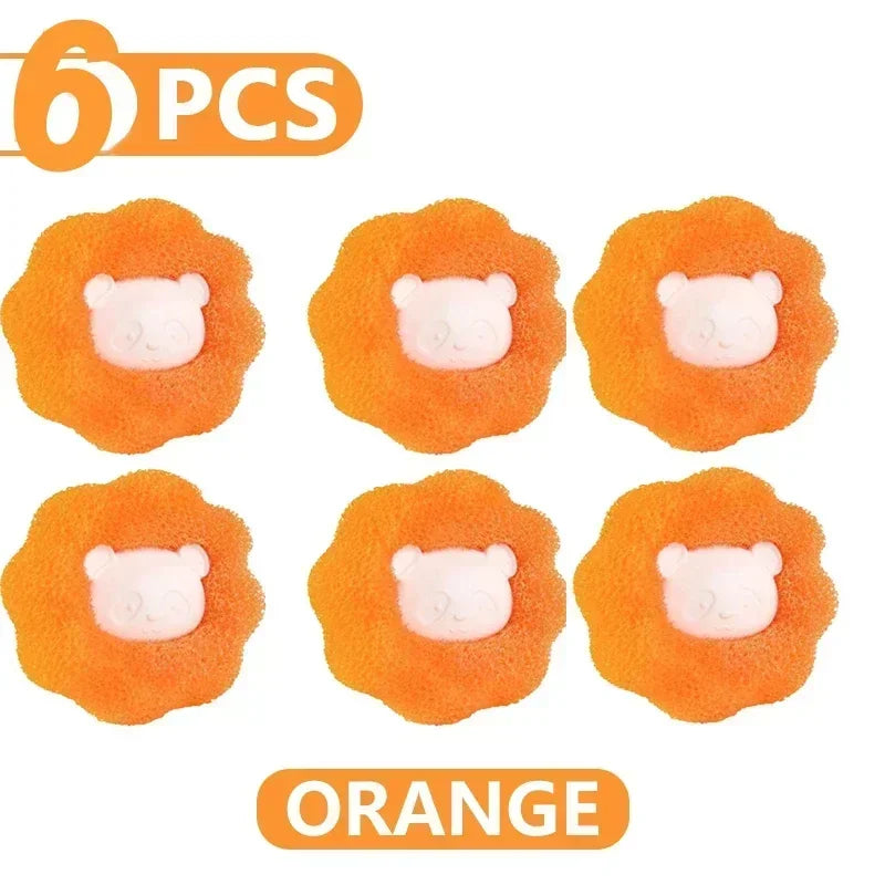 Laundry Balls Pet Hair Collector for Washing Machine Reusable Laundry Lint Catcher Removes Lint From Clothes Pet Cat Accessories