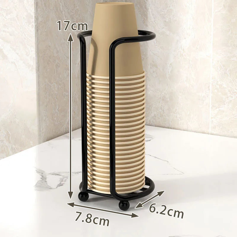 Kitchen Paper Cup Holder Disposables Cups Pickerbar Milk Tea Coffee Shop Disposable Cup Holder Storage Rack Organizier