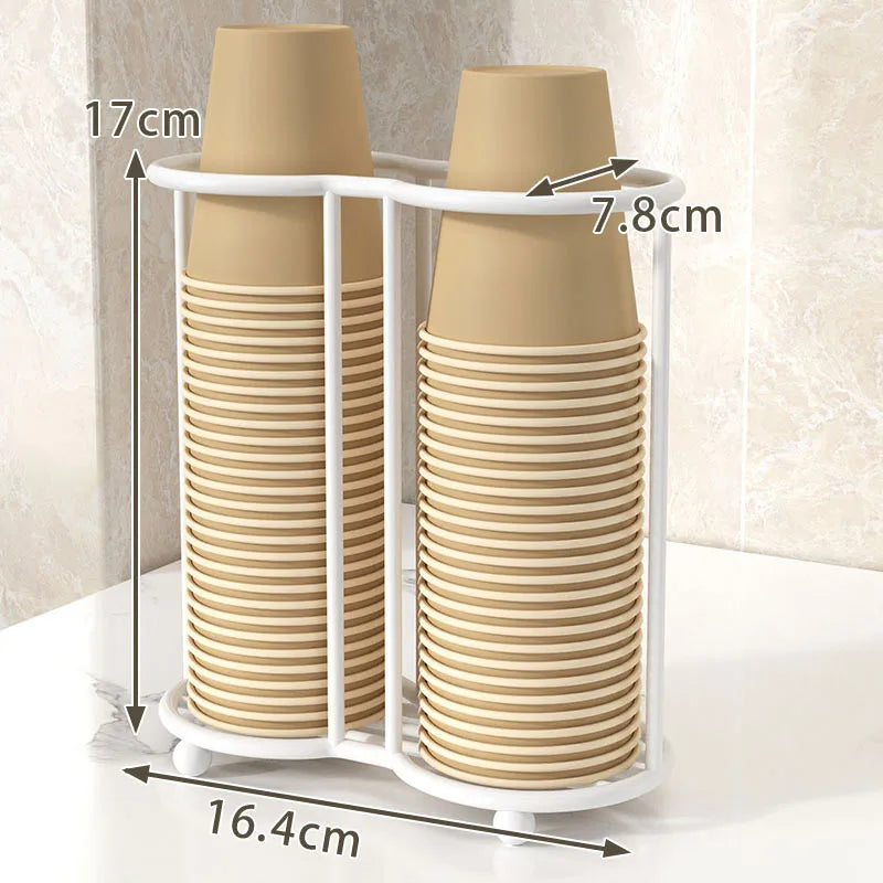 Kitchen Paper Cup Holder Disposables Cups Pickerbar Milk Tea Coffee Shop Disposable Cup Holder Storage Rack Organizier
