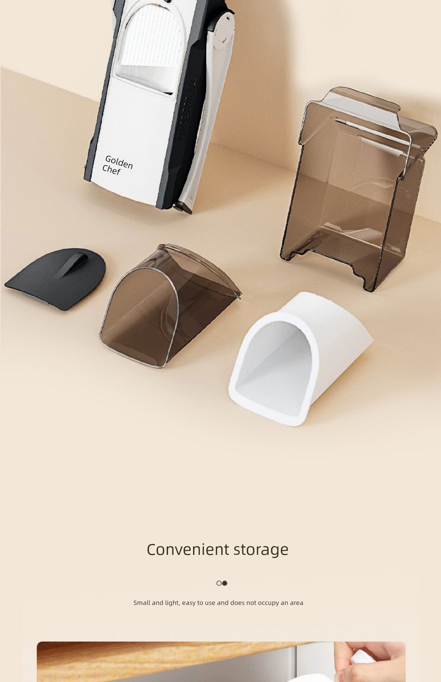 Ralador, Fatiador, Raspador e Picador Multifuncional Gold Kitchen Fatiador em cubos para uso doméstico, cortador universal de vegetais para cozinha