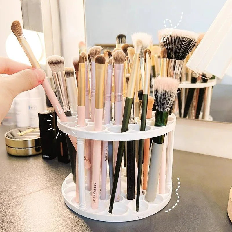 Makeup Brush Storage Lipstick Rack Lipstick Makeup Brush Storage Rack Desktop Cosmetics Storage Dressing Table Storage Box