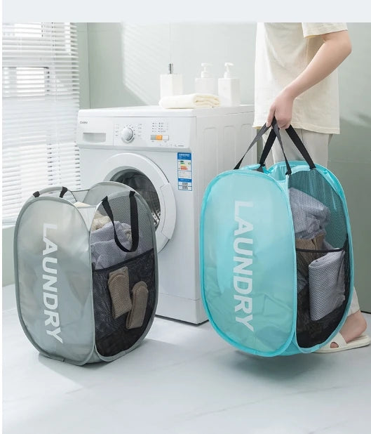 New Printing Dirty Clothes Basket Household Dirty Clothes Basket Dirty Clothes Storage Basket Portable Laundry Basket