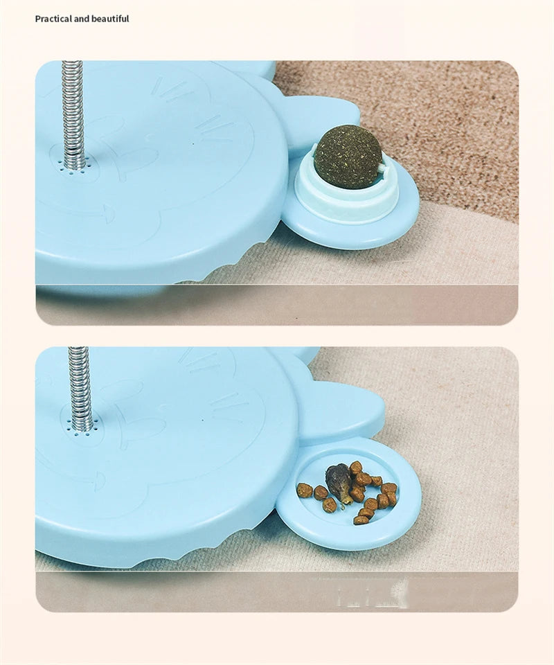 Pet Puzzle Food Leaking Ball Toy Cat Dog Interactive Treat Leaking Toy Catnip Slow Cat Dog Feeder Fun Pet Products Accessories