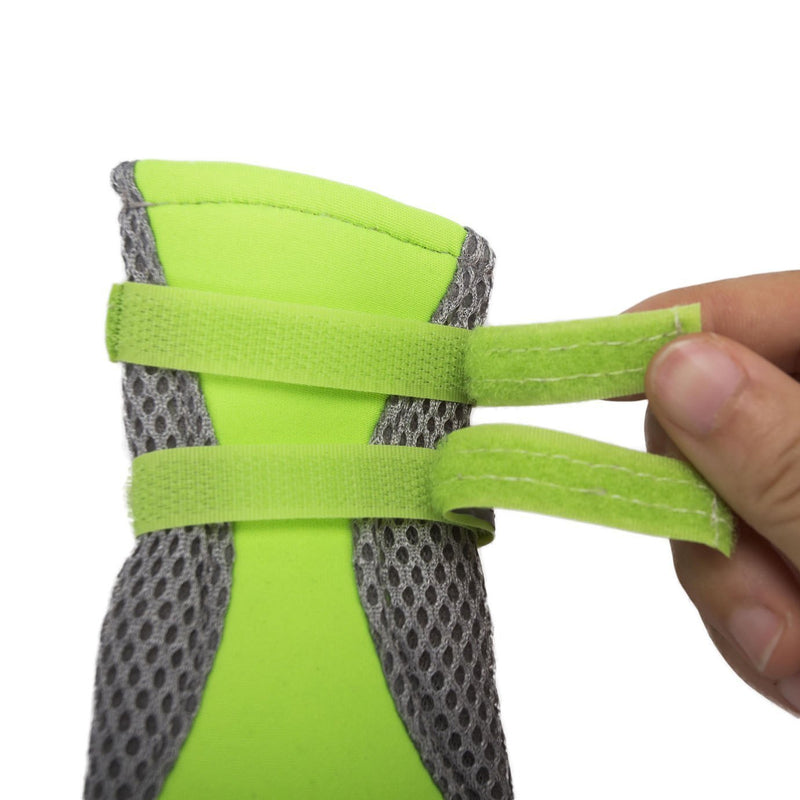 Breathable Pet Dog Shoes Waterproof Outdoor Walking Net Soft Summer Pet Shoes Night Safe Reflective Boots For Small Medium Dogs