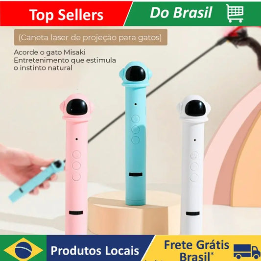 Laser para Gatos com Lanterna LED e Luz UV