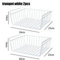 Multipurpose Closet Storage Basket Hanging Basket Organizer Metal Hanging Basket for Kitchen Cabinets and Desks