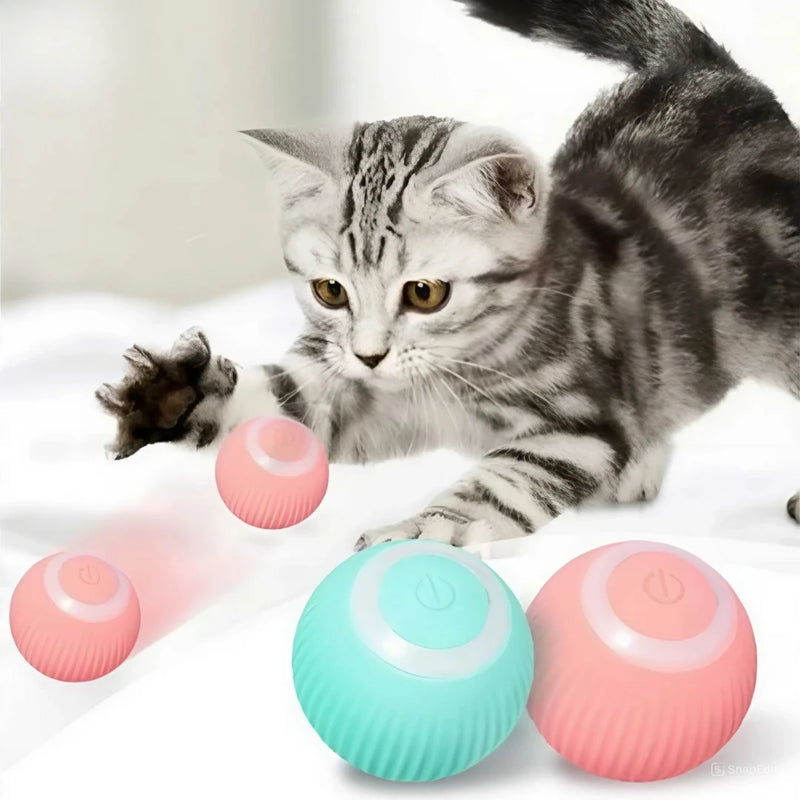 Automatic Rolling Magic Ball for Cat, Interactive Smart Toys, Indoor Game Accessories, Interat Toy