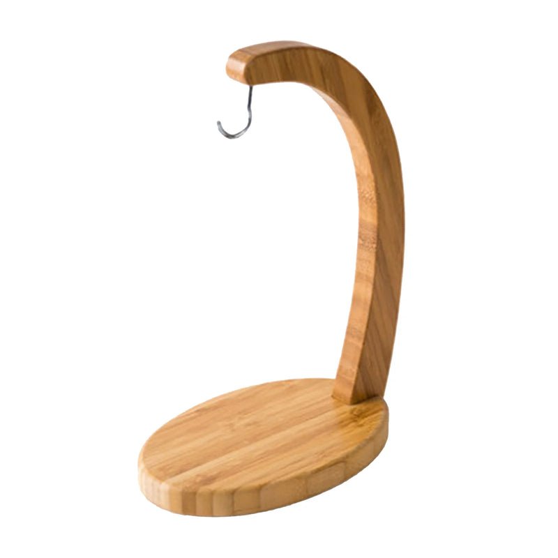 Banana Holder Tree Stand Bamboo Hanger Rack Fruit Display Hook Kitchen