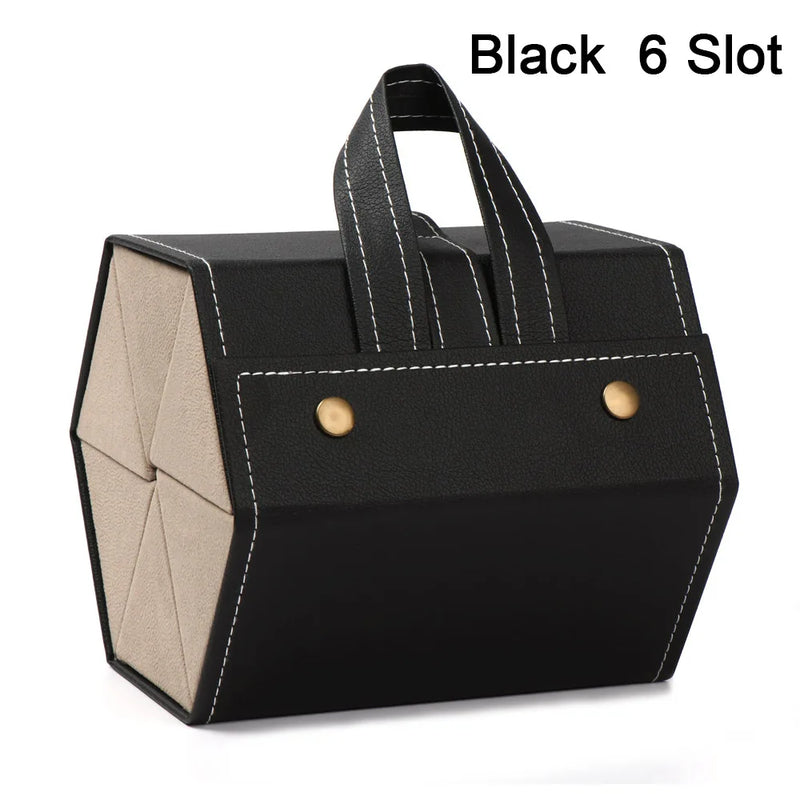 Portable Glasses Organizer 2/3/4/5/6 Multi-slot Eyeglasses Storage Display Travel Folding Sunglasses PU Leather Case