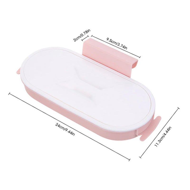 Suporte Organizador de Saco de Lixo para Armários de Cozinha ou Banheiro ou Lavabo Portátil Fixação na Porta do Armário Organizador de Cozinha