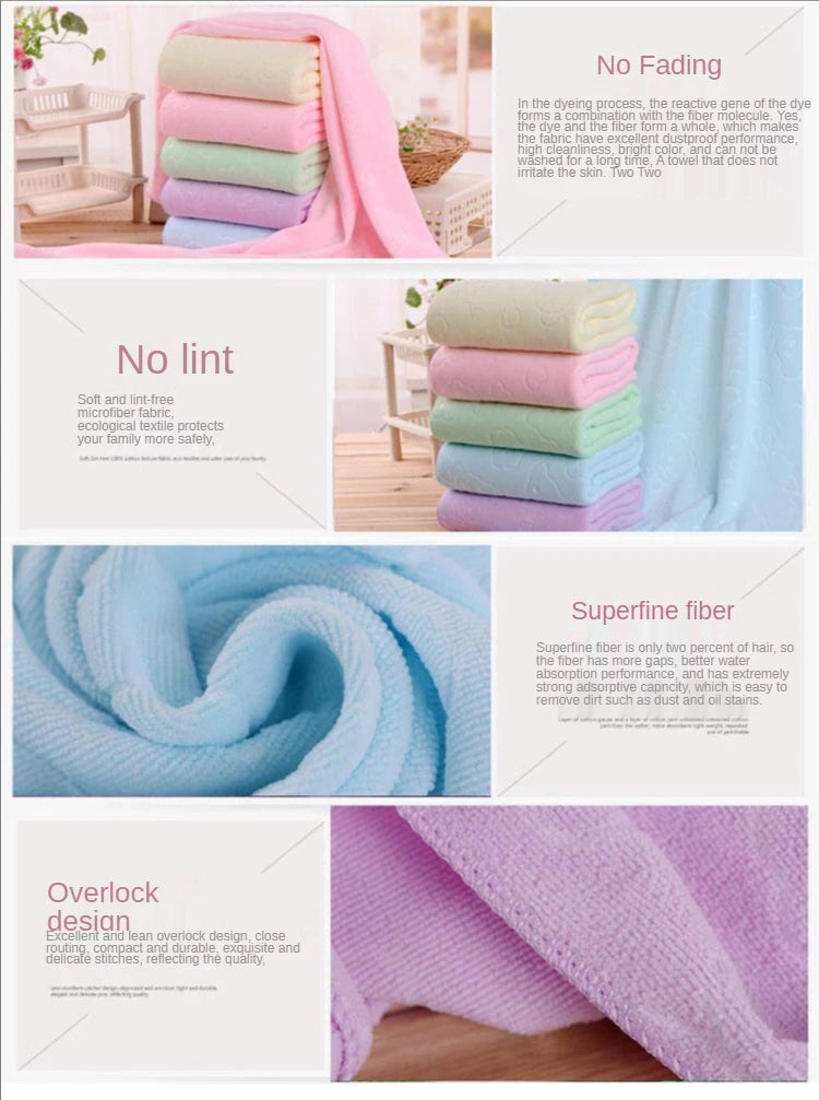 140X70CM Pet Bath Towel Oversized Microfiber Towel Strong Absorbing Water Dog Towels Golden Retriever Teddy General Pet Supplies