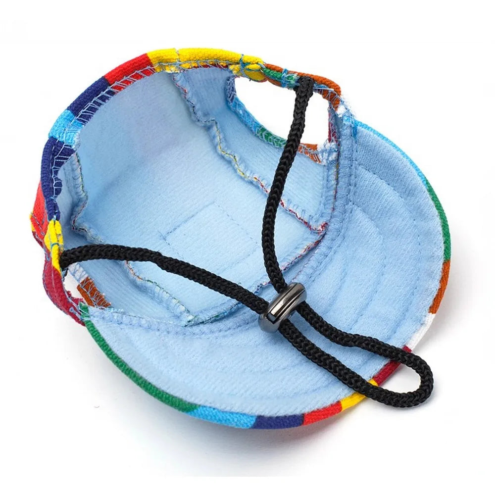 Boné para Pet Chapéu para Pet Cães e Gatos Chapéus para Animais de Estimação, Boné de Beisebol, Boné de Lona para Verão, Apenas para Cães de Pequeno Médio Porte, Acessórios para pets em Atividades ao Ar Livre, Caminhadas e Esportes