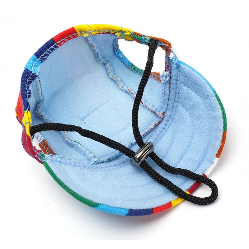 Boné para Pet Chapéu para Pet Cães e Gatos Chapéus para Animais de Estimação, Boné de Beisebol, Boné de Lona para Verão, Apenas para Cães de Pequeno Médio Porte, Acessórios para pets em Atividades ao Ar Livre, Caminhadas e Esportes