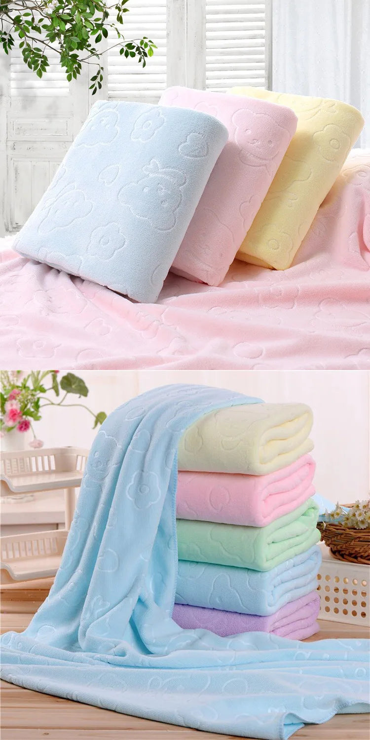 140X70CM Pet Bath Towel Oversized Microfiber Towel Strong Absorbing Water Dog Towels Golden Retriever Teddy General Pet Supplies