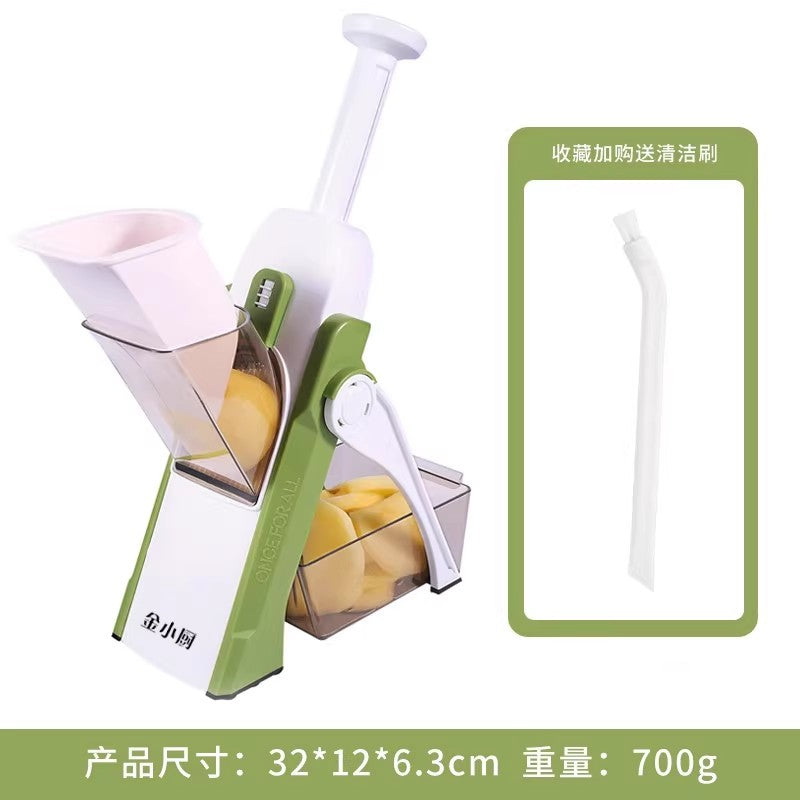 Gold Kitchen Chopping Artifact Multi-Functional Shredded Potatoes Grater Dicing Slicer and Grater For Home Kitchen Vegetable Cutter