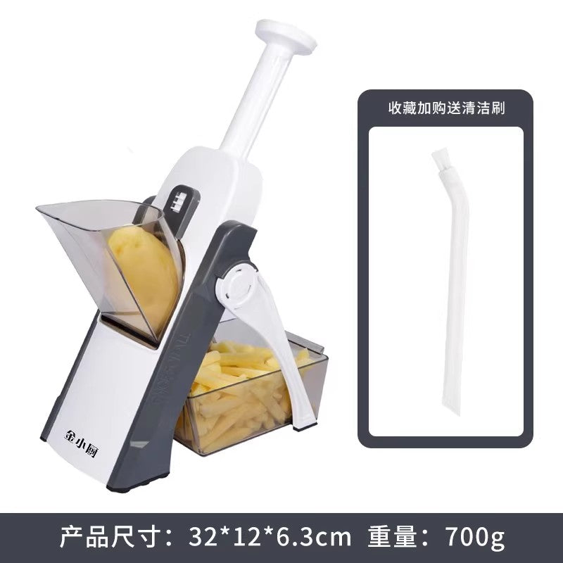 Gold Kitchen Chopping Artifact Multi-Functional Shredded Potatoes Grater Dicing Slicer and Grater For Home Kitchen Vegetable Cutter