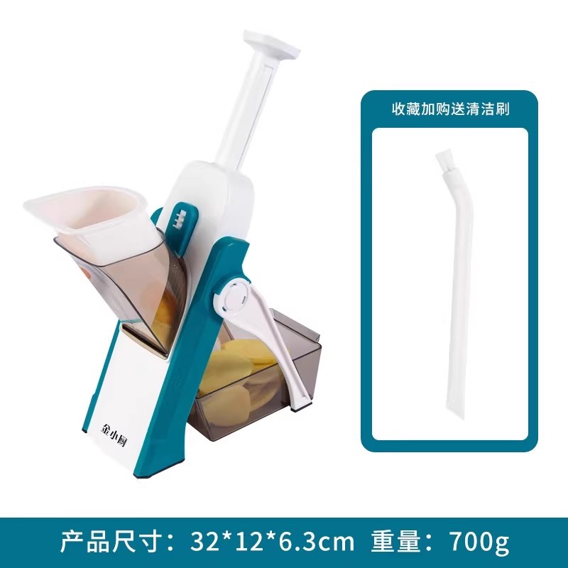 Gold Kitchen Chopping Artifact Multi-Functional Shredded Potatoes Grater Dicing Slicer and Grater For Home Kitchen Vegetable Cutter