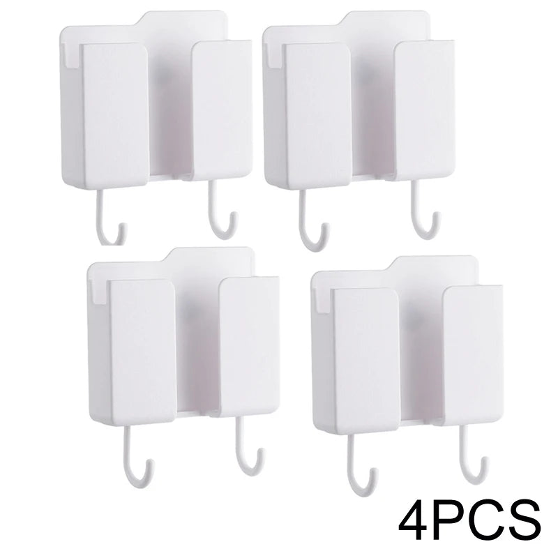 Multifunction Holder Smartphone Holder Wall Mounted Organizer Storage Box Wall Charger Hook Cable Organizer Charging Dock Stand