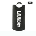 90L Black Large Laundry Basket, Collapsible Laundry Bag, Freestanding Tall Clothes Hamper, Foldable Washing Bin Storage Bag