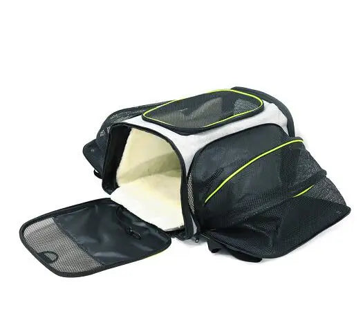 Airline Approved Pet Carrier with 4 Expandable Area Foldable Soft-Sided Dog Carrier Cat Cage Pet Travel Bag