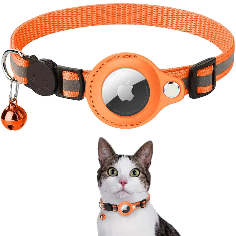 Cat GPS Tracker Collar Waterproof Anti-Lost Pet Tracker Bluetooth Locator for Pet Lightweight Smart Collar for Safe Pet Tracking