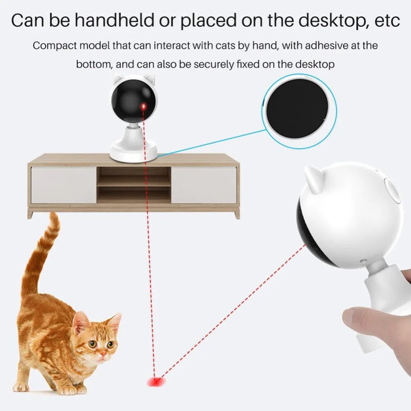 Intelligent Laser Cat Toy Indoor Cat/cat/dog Real Random Trajectory Rechargeable Motion Activation Cat Toy Two Mode Low Decibel
