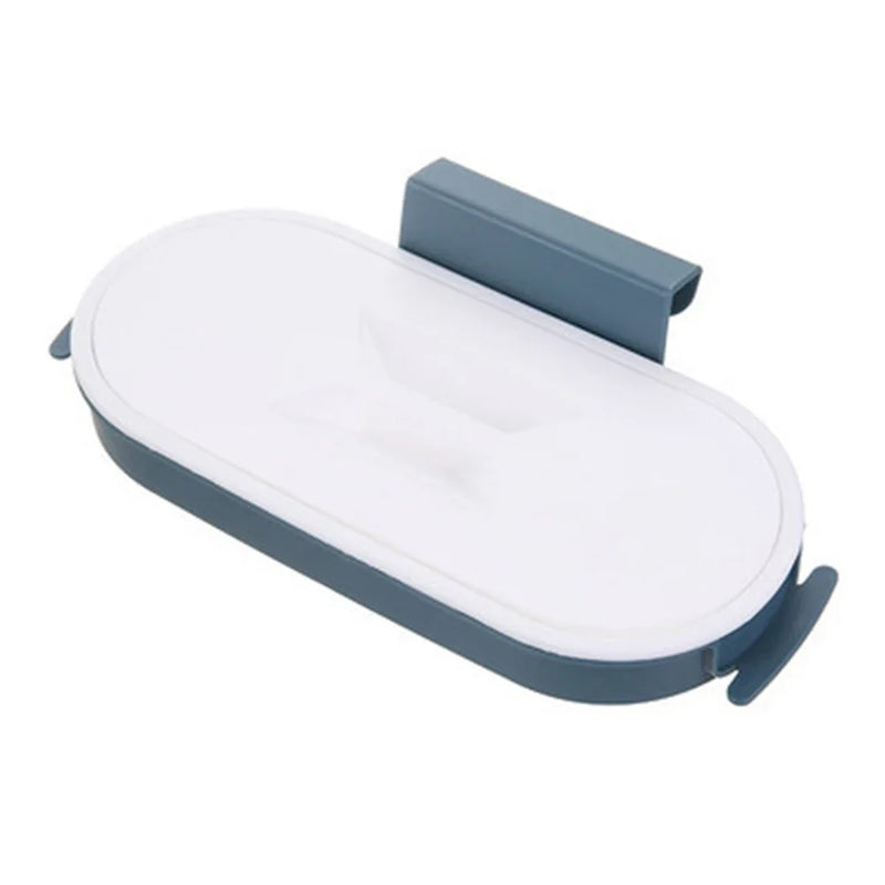 Suporte Organizador de Saco de Lixo para Armários de Cozinha ou Banheiro ou Lavabo Portátil Fixação na Porta do Armário Organizador de Cozinha
