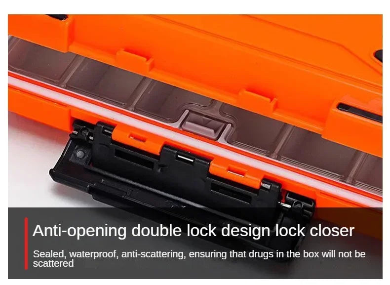 Bigger Travel Pill Case Home Medicine Storage Organizer Container Drug Tablet Dispenser Independent Lattice Pill Box Accessories