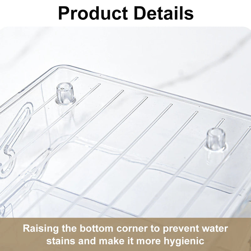 Sistema Organizador de Latinhas para Geladeira ou Freezer, Suporte em 2 camadas, sistema automático por gravidade, organizador de cerveja e refrigerante, grande capacidade, transparente