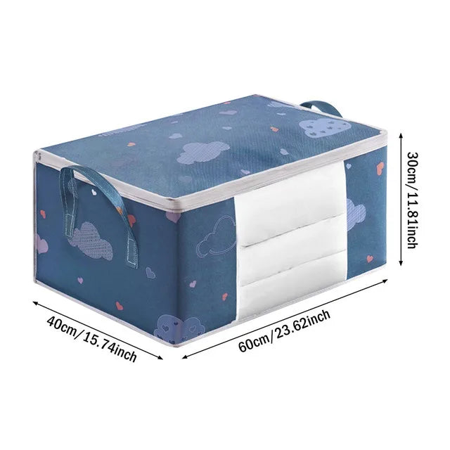 Big Capacity Storage Bag 4/2/1PCS Quilt Clothes Moisture Dust Proof Proof Organizer Duvet Blanket Sorting Bags Luggage Bag
