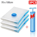 8/5/3PCS Vacuum Storage Bags Compression Pack Vacuum Bag for Down Storing Clothes Bedding Blanket Space Save Travel BagOrganizer