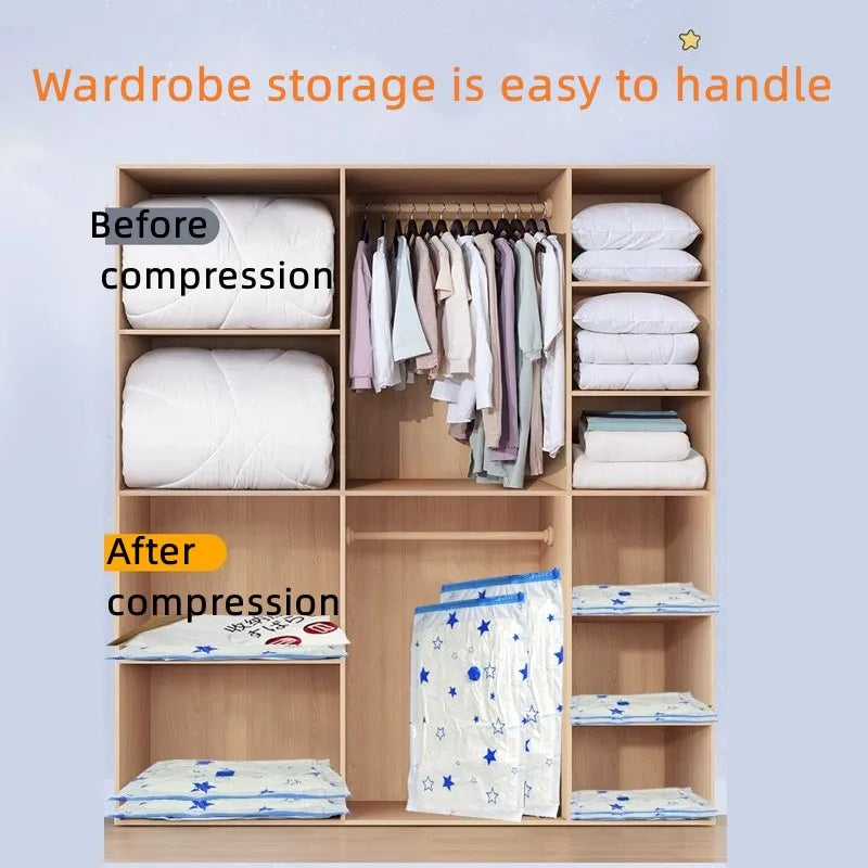 Compressed Bag Electric Pump Travel Vacuum Bag Pump Mini Vacuum Sealer Machine Space Saver for Clothes Food Organizer