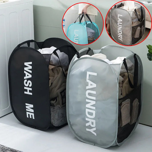 New Printing Dirty Clothes Basket Household Dirty Clothes Basket Dirty Clothes Storage Basket Portable Laundry Basket