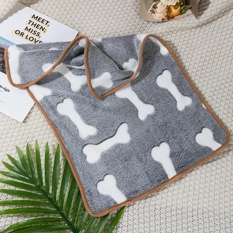 Fluffy Sleeping Blanket for Dog, Sleeping Blanket, Cat Cover, Comfortable Sheet, Winter Insulation, S-XL, Pet Supplies