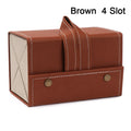 Portable Glasses Organizer 2/3/4/5/6 Multi-slot Eyeglasses Storage Display Travel Folding Sunglasses PU Leather Case