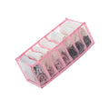7 Grids Jeans Storage Box Closet Wardrobe Clothes Compartment Boxes Drawer Jeans Socks Separation Organizer Pants Storage