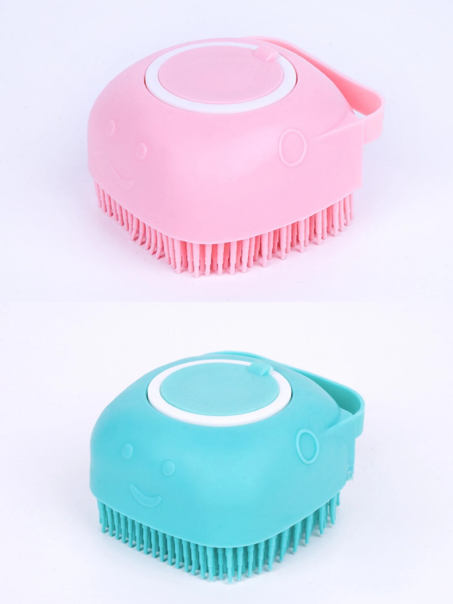 Escova Higienizadora para Pets Escova para Banhos de Pets Escova aplicadora de Shampoo Cães e Gatos Escova Massageadora para Pets