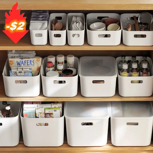 New Kitchen Organizer Under Sink Drawer Storage Box Cabinet Desktop Snack Makeup Storage Box Spice Organizer Kitchen Accessories