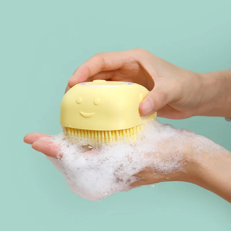 Escova Higienizadora para Pets Escova para Banhos de Pets Escova aplicadora de Shampoo Cães e Gatos Escova Massageadora para Pets