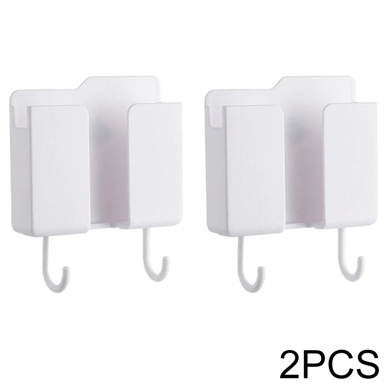Multifunction Holder Smartphone Holder Wall Mounted Organizer Storage Box Wall Charger Hook Cable Organizer Charging Dock Stand