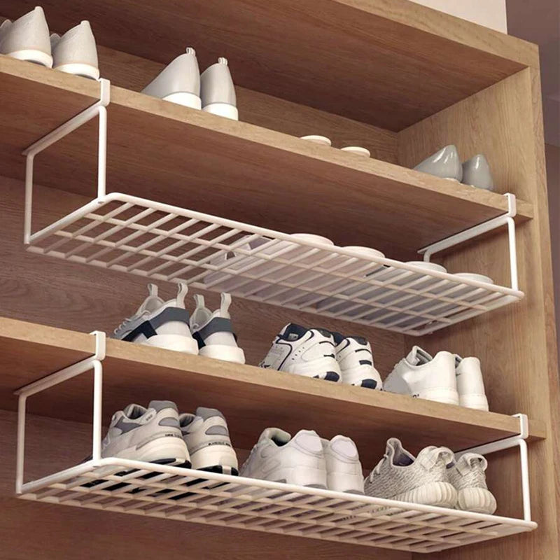 1/2pcs Creative Layered Shoe Rack Home Dorm Office Shoe Cabinet Partition Artifact Space Saving Shoe Storage Shelf