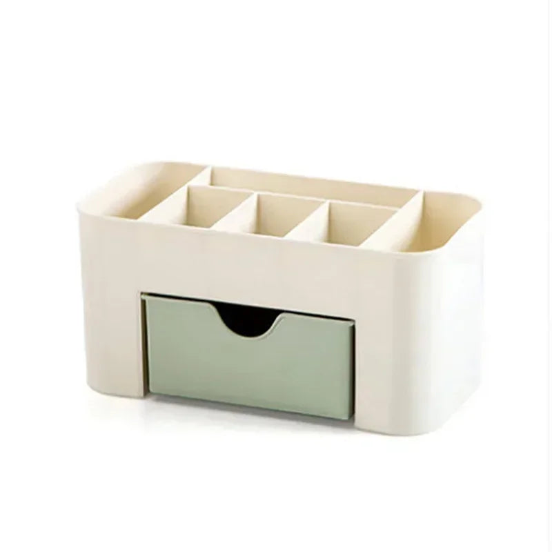 Desktop Double Layer Makeup Organizers Storage Box Cosmetic Drawers Jewelry Display Box Case Container Boxes Organizer New