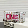 Compact Iron Storage Container - Creative Desktop Organizer, Office Supply Tube, Office Desk Organizer Metal Box