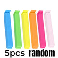 50/5PCS Food Snack Package Bag Sealing Plastic Clips For Packages Kitchen Storage And Organization Items Accessories