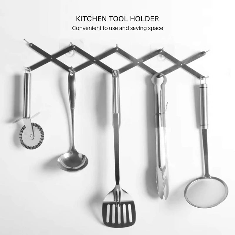 1/2 Pack Stand for lids Pot Lid Holders Multipurpose Rack Pans Holder for glasses Flexible plate holder Kitchen Organizer