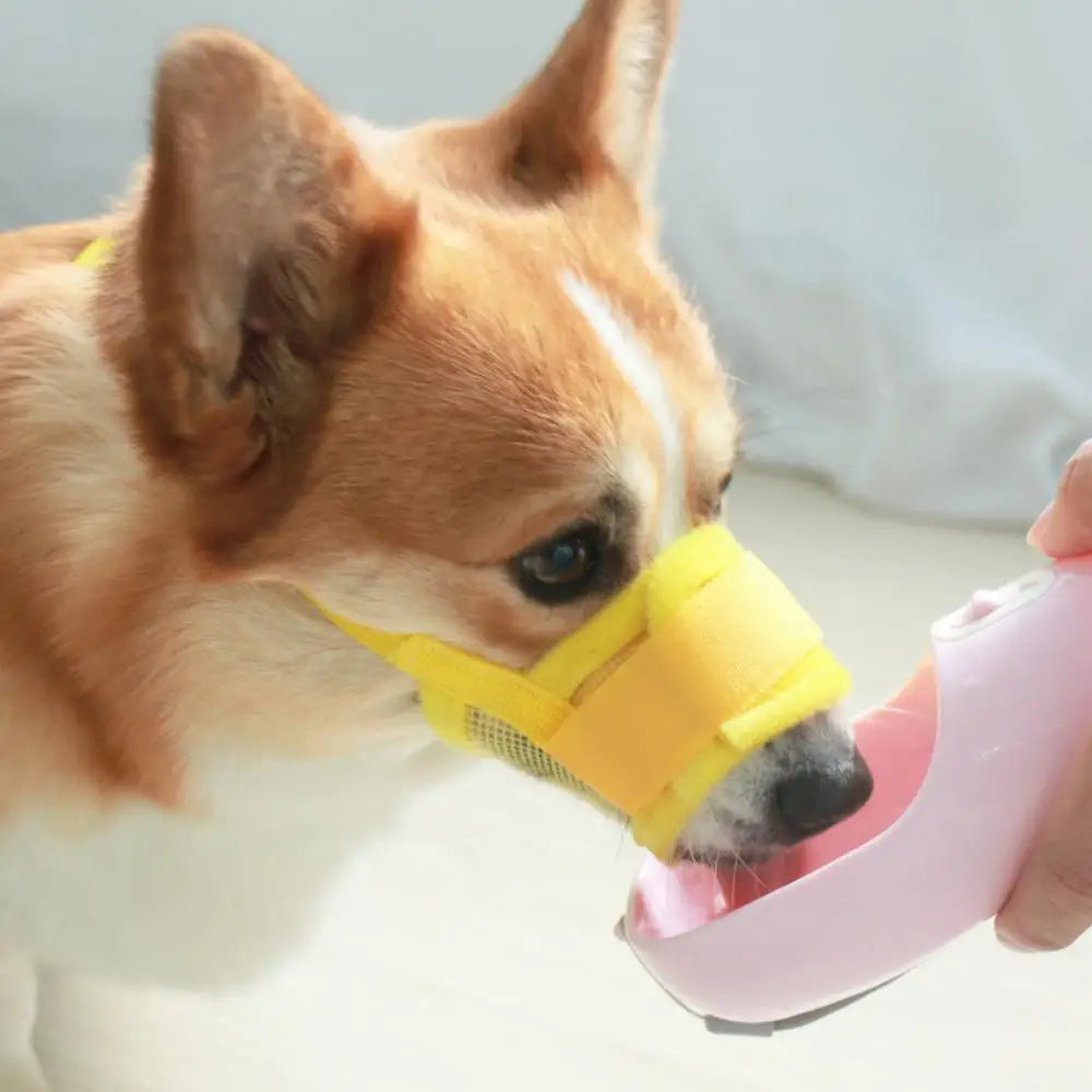 Focinheira Anti-Latidos e Anti-Mordidas para Cães, Ajustável, Malha Respirável, Macia e Não Incomoda, Pequena, Média e Grande, Focinheira para Animais de Estimação