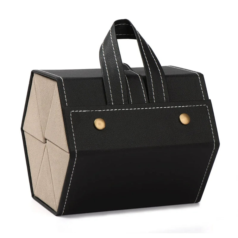 Portable Glasses Organizer 2/3/4/5/6 Multi-slot Eyeglasses Storage Display Travel Folding Sunglasses PU Leather Case