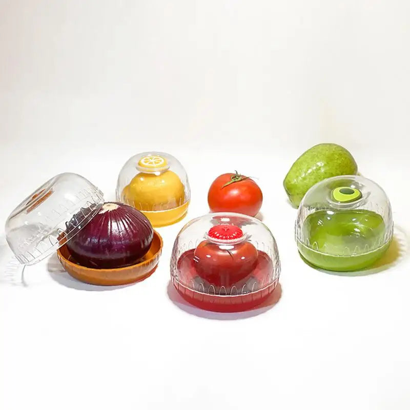 1pc Creative Kitchen Refrigerator Vegetable Fruits Crisper Containers Onion Avocado Tomatoes Lemon Fresh keeping Storage Box