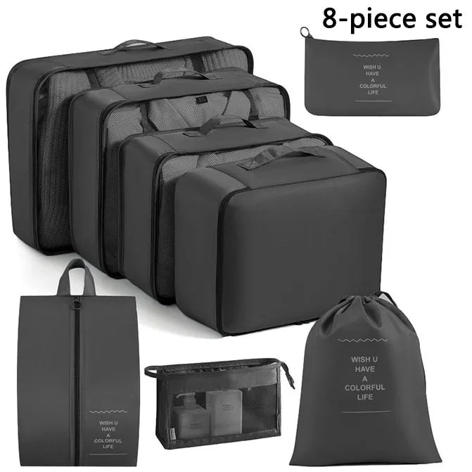 Travel Set Storage Bags Clothes Digital Toiletries Shoes Organizer bag Student Dormitories Clothing Sorting Bags Packing Cubes